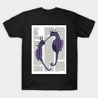 Seahorses purple T-Shirt